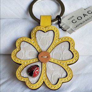 Coach bag keychain